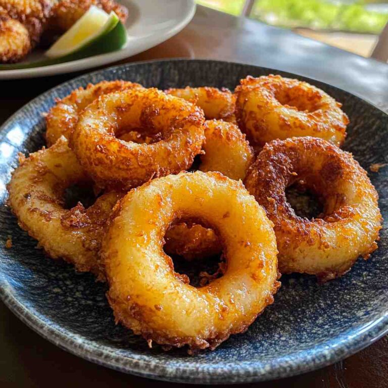 Fried Pina Colada Rings