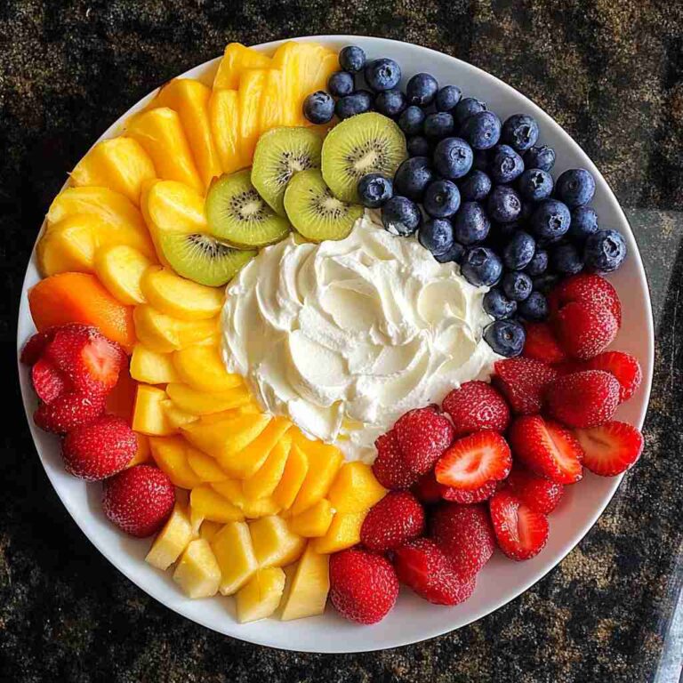 Creamy Fruit Dip with Cream Cheese