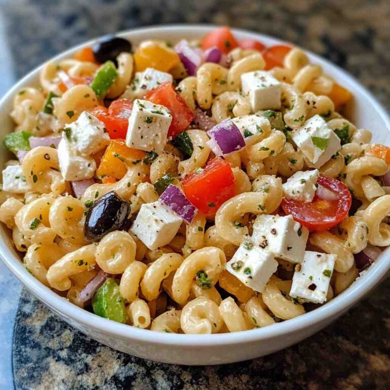 Delicious Greek Pasta Salad Recipe