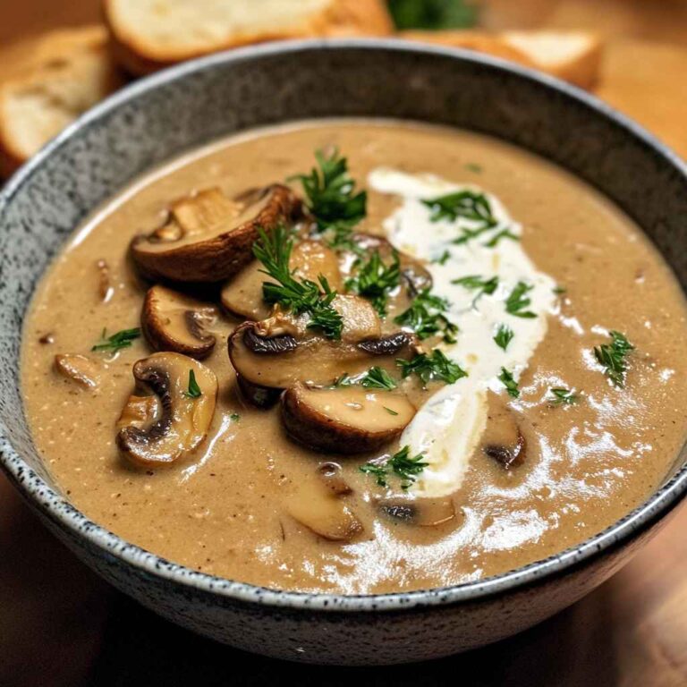 Authentic Hungarian Mushroom Soup Recipe