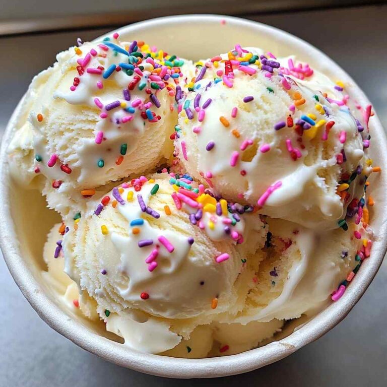 Delightful Ice Cream with Sprinkles