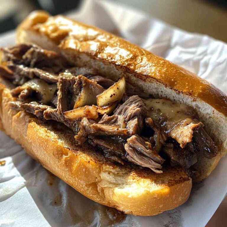 Indulgent Italian Beef Sandwiches