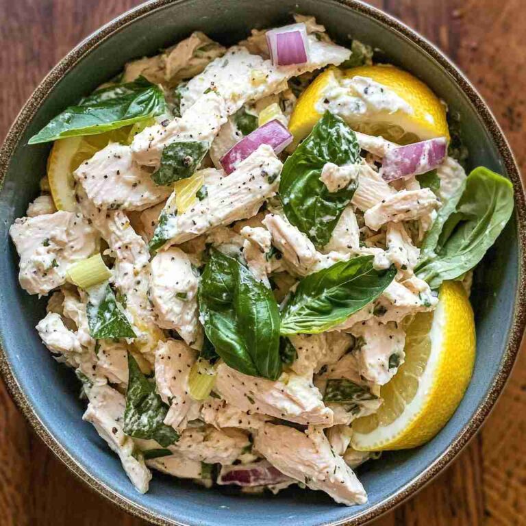 Lemon Basil Chicken Salad