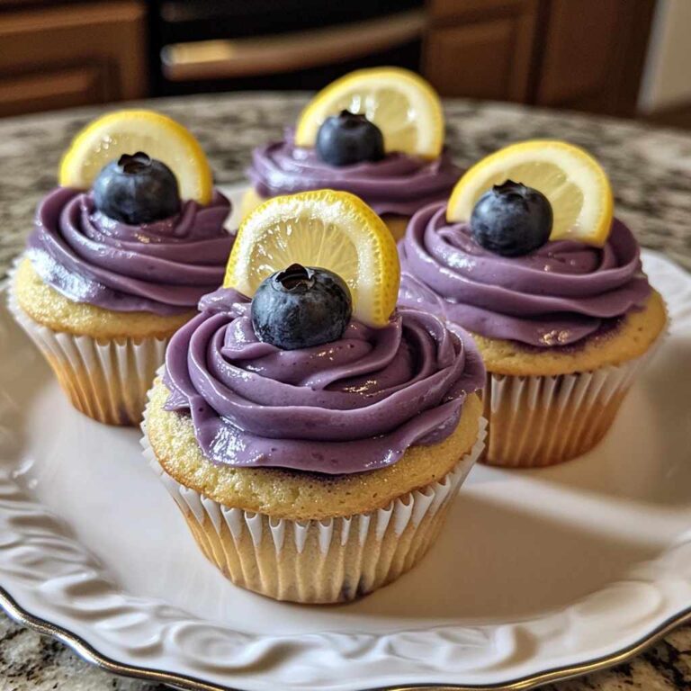 Lemon Blueberry Cupcakes