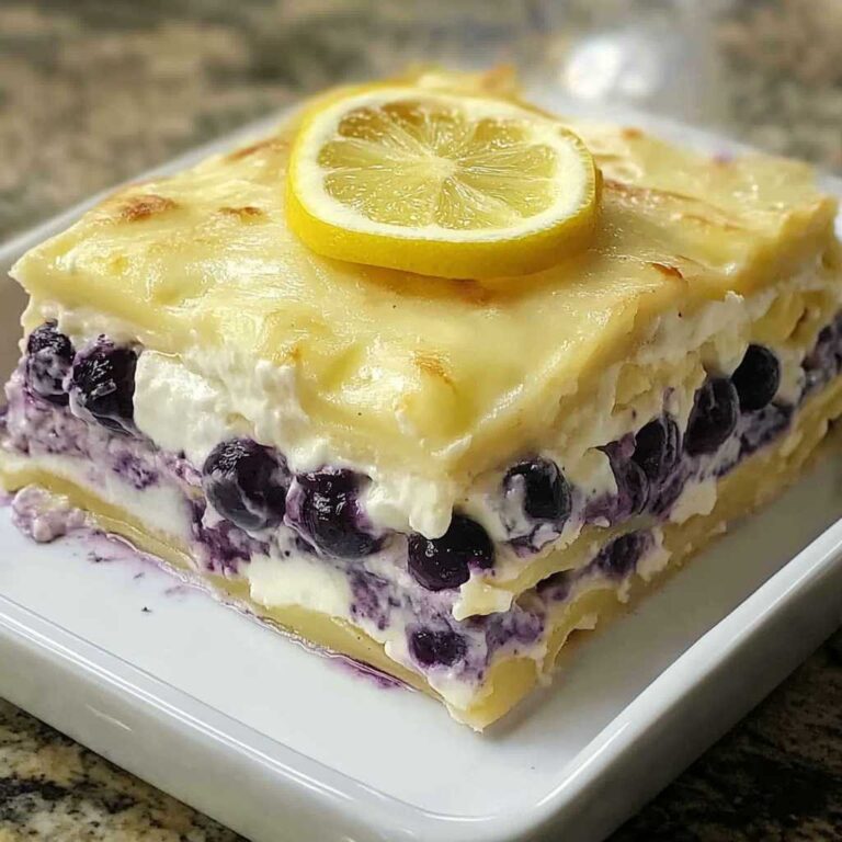 Lemon Blueberry Lasagna