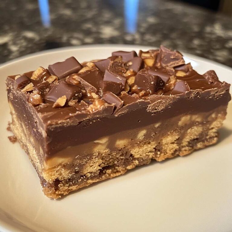 Decadent Mars Bar Slice