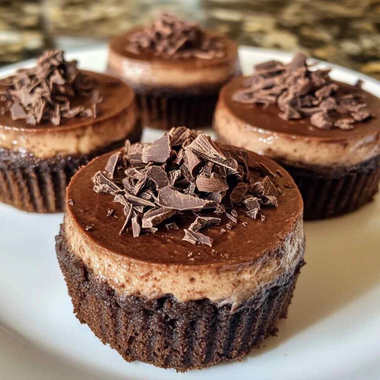 Irresistible Mini Chocolate Cheesecakes