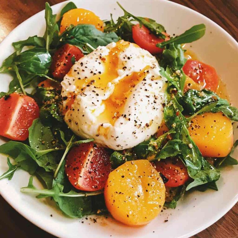 Persimmon Burrata Salad