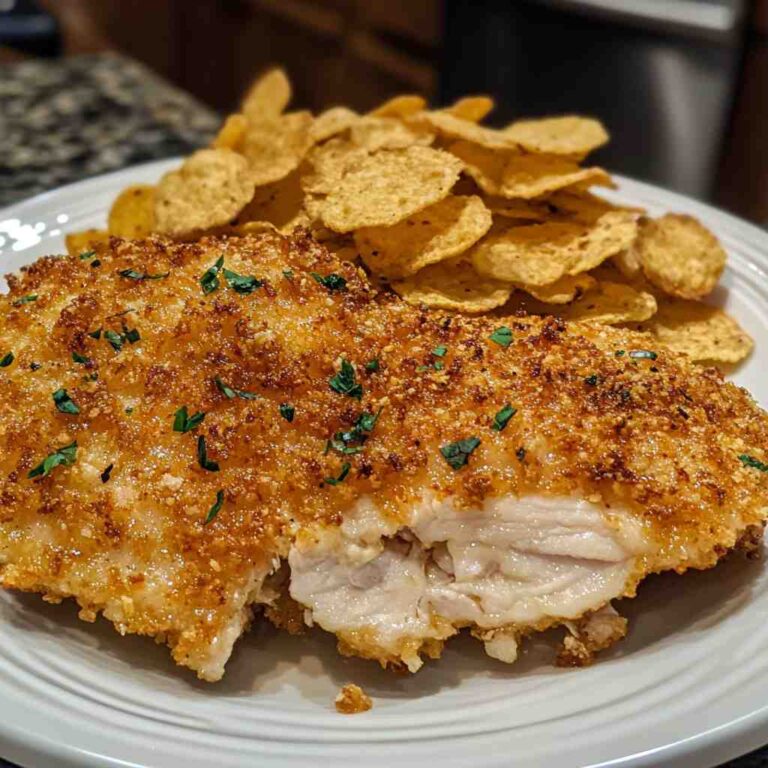 Crispy Potato Chip Crusted Chicken