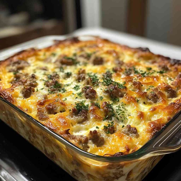Sausage, Egg, and Cheese Casserole