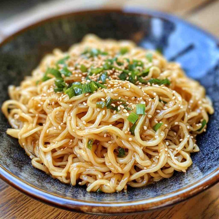 Sesame Garlic Ramen Noodles