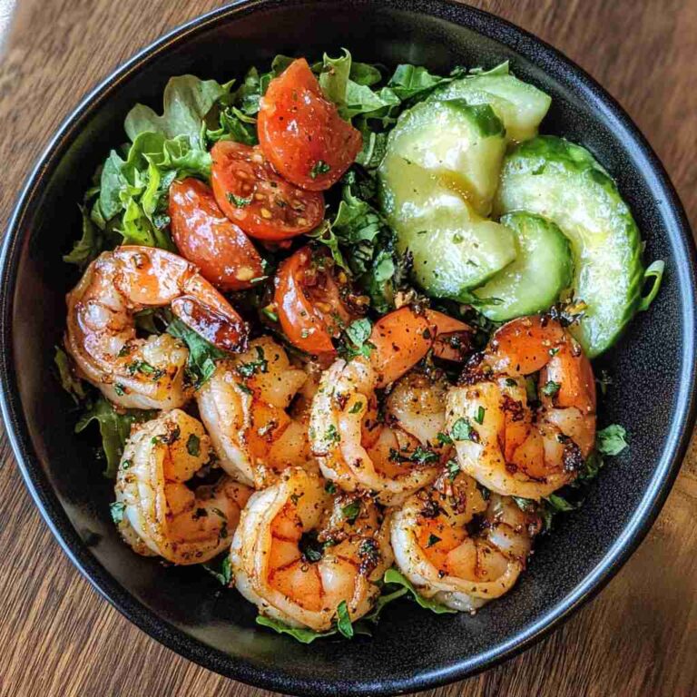 Creamy Shrimp Ceasar Salad