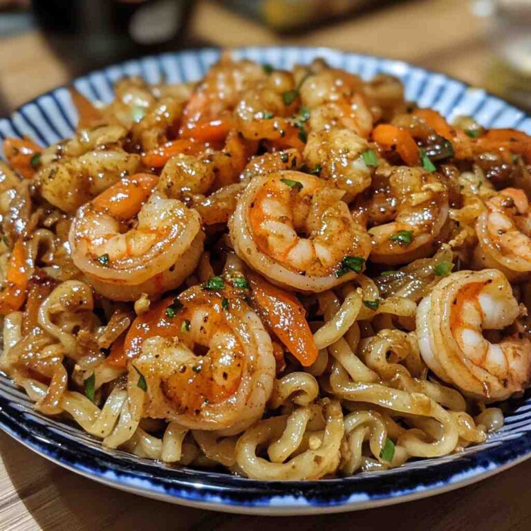 Shrimp Stir Fry with Noodles