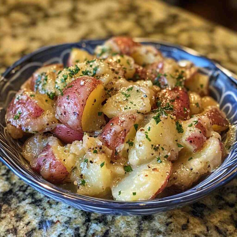 Perfectly Smashed Red Potatoes