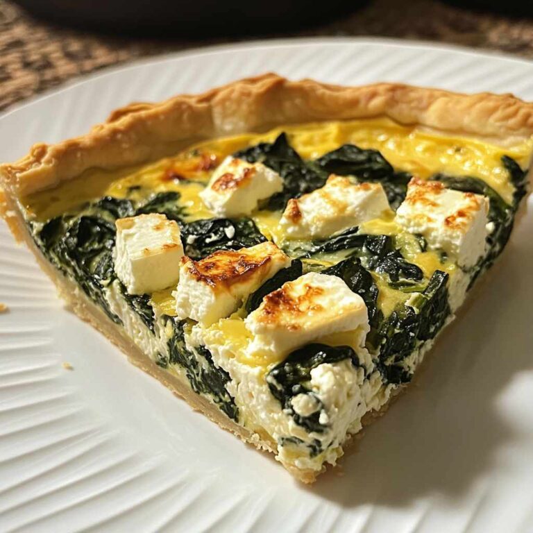 Spinach Feta Quiche Recipe
