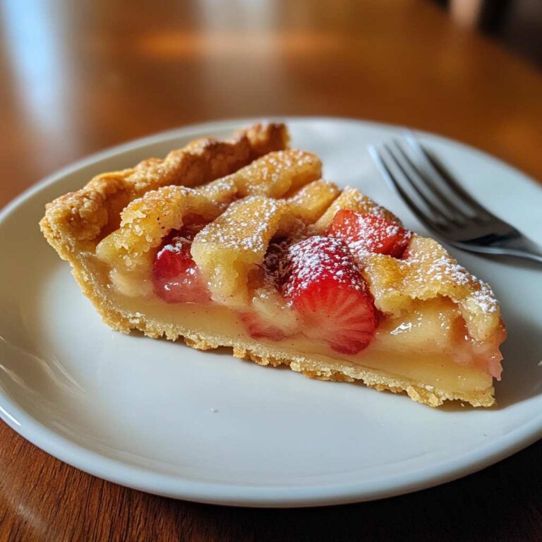 Perfectly Balanced Strawberry Rhubarb Tart