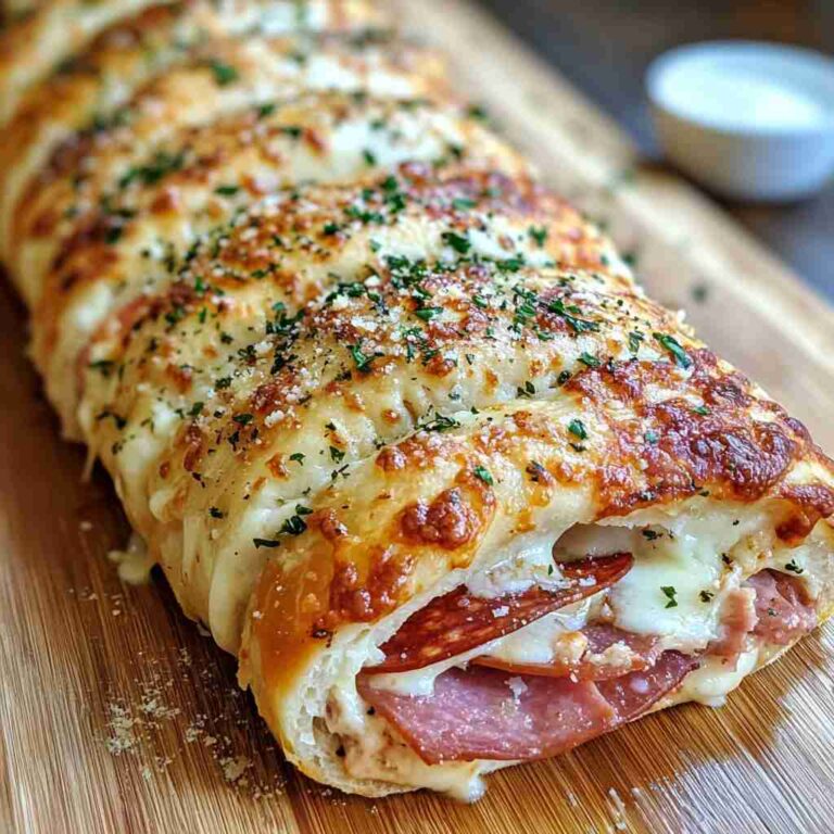 Homemade Stromboli with Pizza Dough