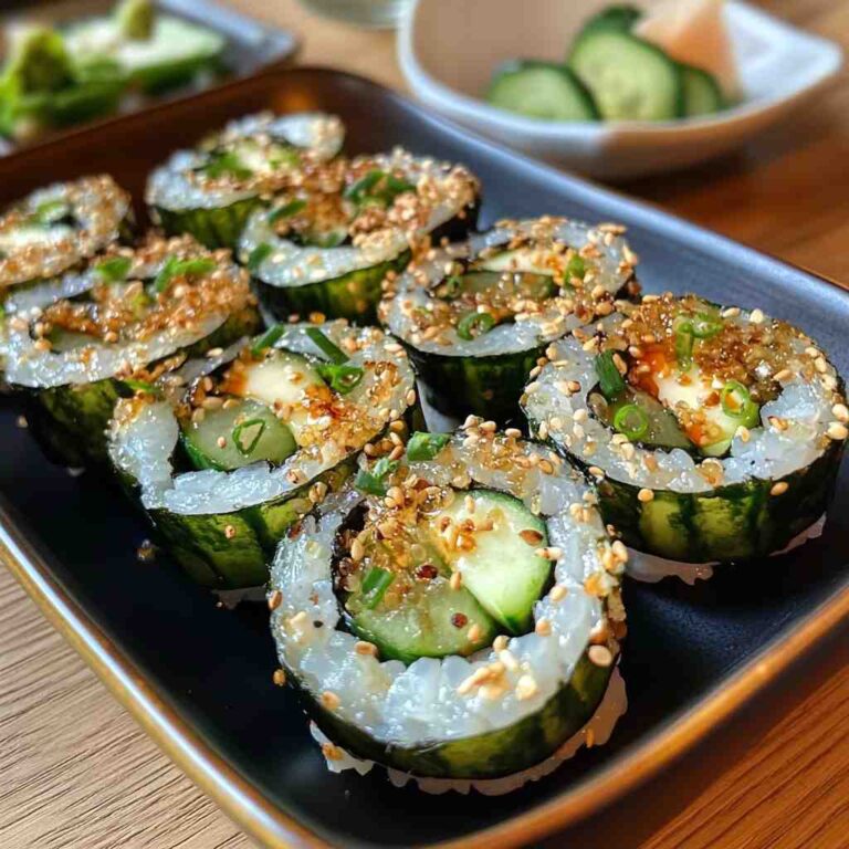 Refreshing Sushi Cucumber Salad