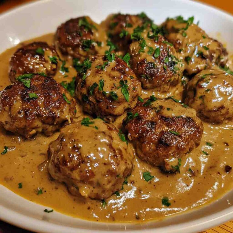 Easy Swedish Meatballs with Frozen Meatballs