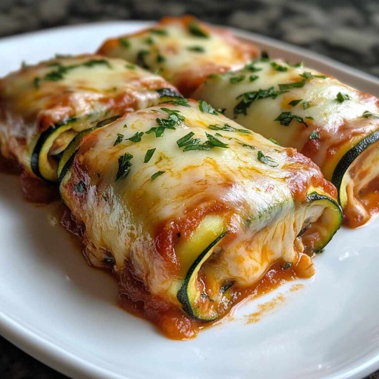 Zucchini Lasagna Roll Ups