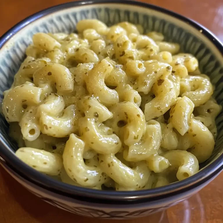 Creamy Green Chili Macaroni Sopita