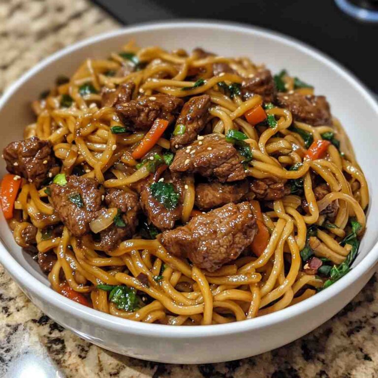 Simple Beef Lo Mein Recipe