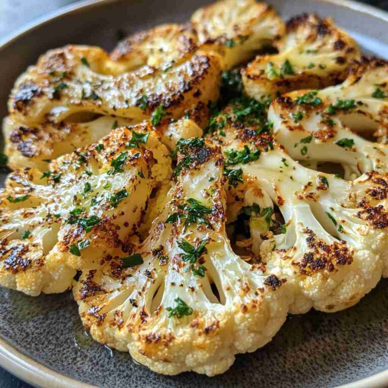 Quick and Simple Cauliflower Steaks