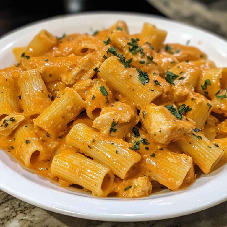 Homemade Easy Cheesy Chicken Rigatoni Recipe