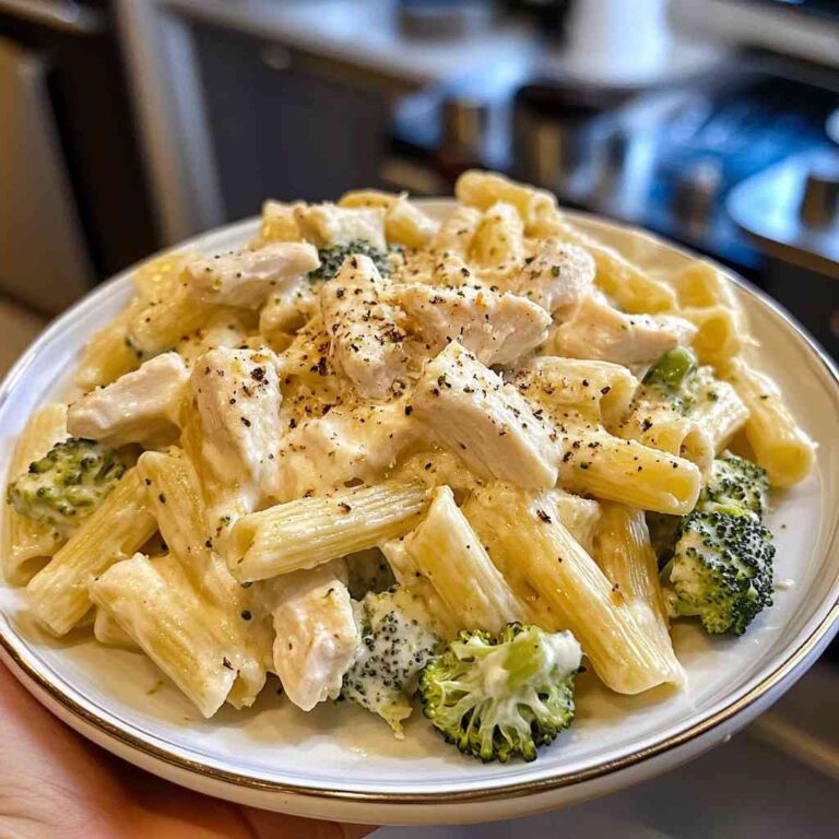 Simple and Delicious Chicken Broccoli Alfredo Pasta Recipe