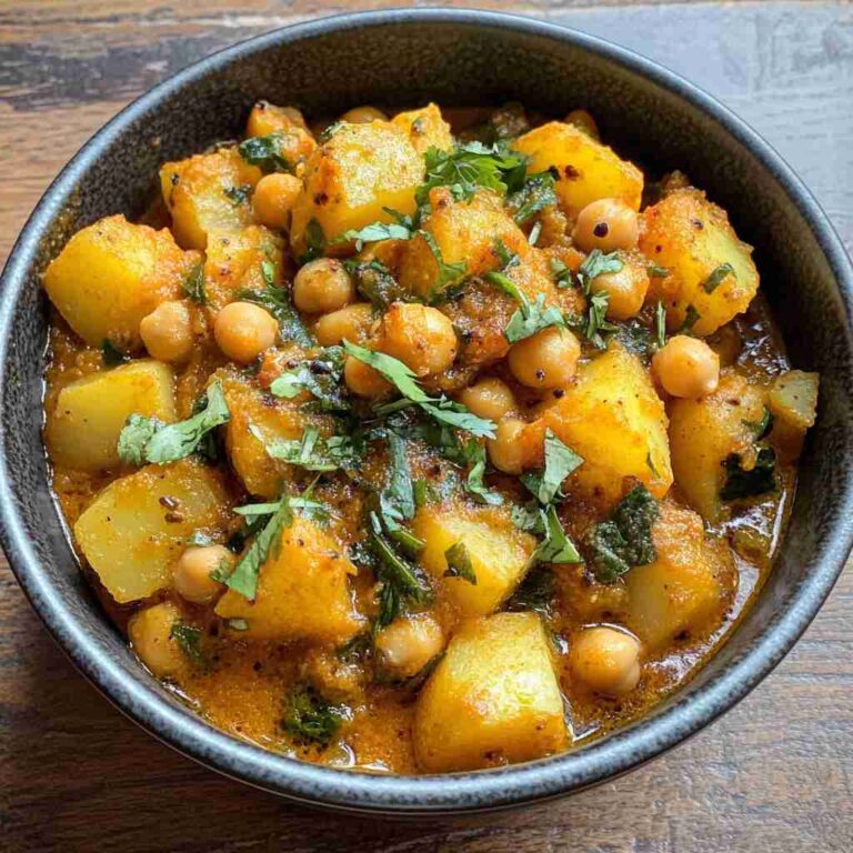 Healthy, Quick Chickpea and Potato Curry Recipe
