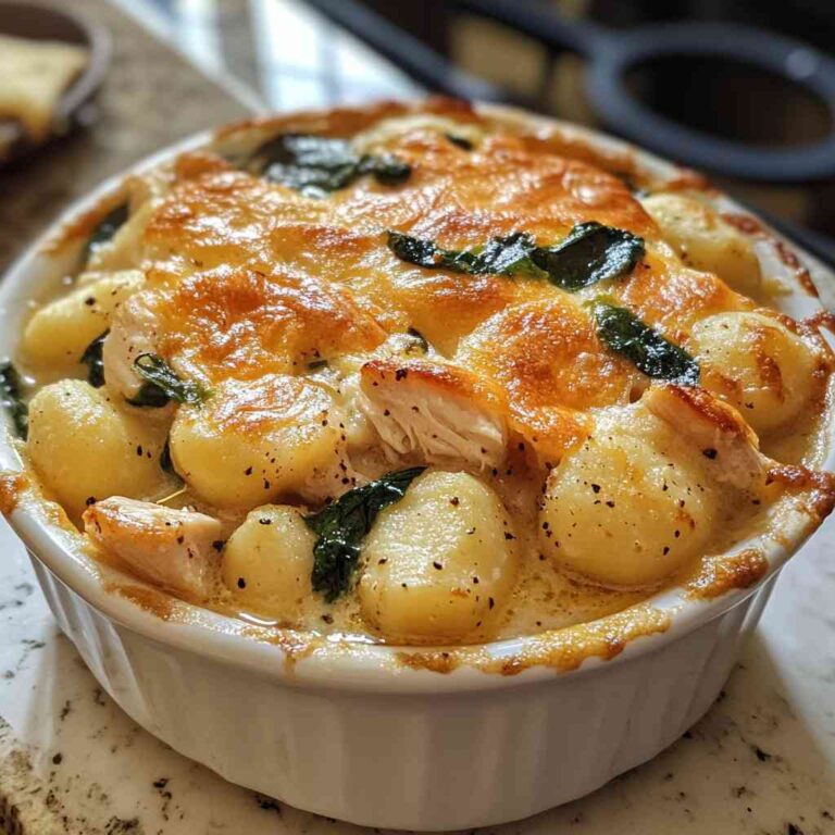 Homemade Creamy One Pot Gnocchi Chicken Pot Pie