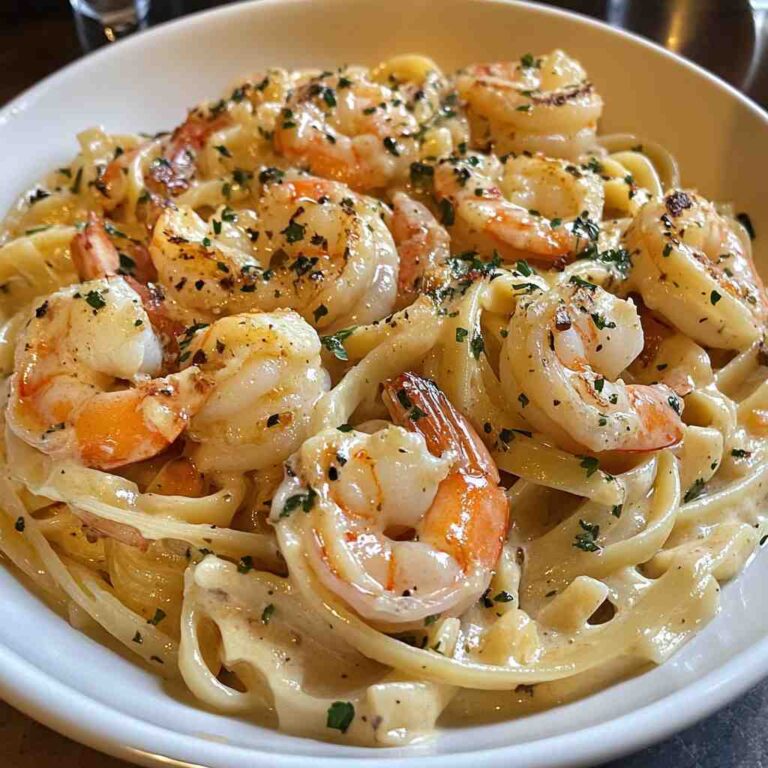 Simple, 30-Minute Creamy Tuscan Shrimp Linguine