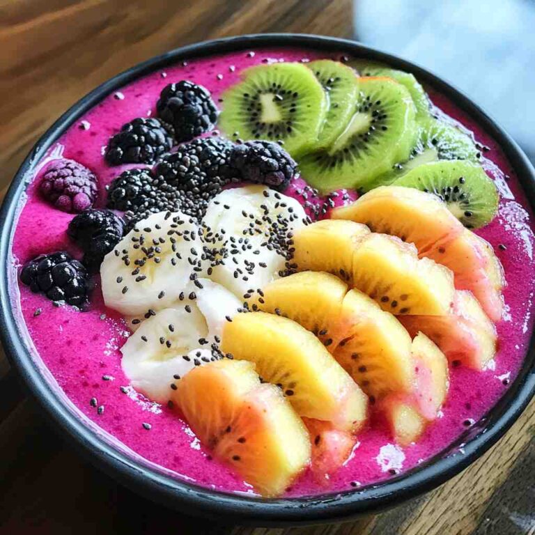 Hearty Dragon Fruit Smoothie Bowl Recipe