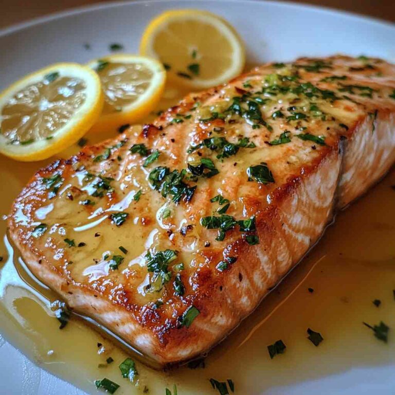 Crowd-Pleasing Lemon Garlic Butter Salmon Recipe