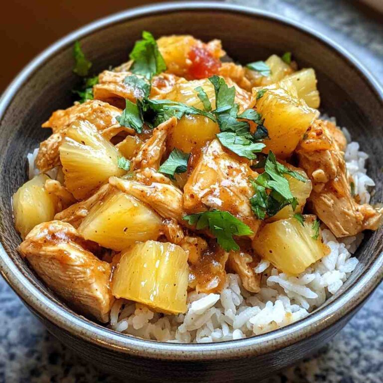 Delicious Pineapple Chicken and Rice Crock Pot Recipe