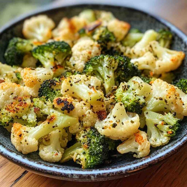The Best Homemade Roasted Broccoli and Cauliflower Recipe