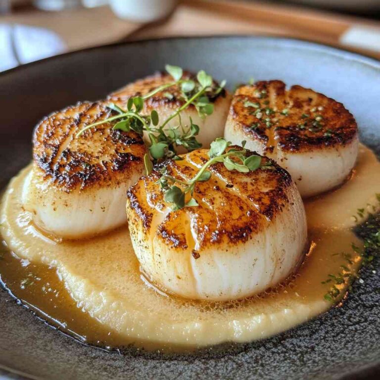 Authentic and Perfect Seared Scallops