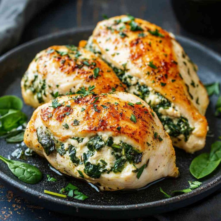 30-Minute Spinach Stuffed Chicken Breast Recipe