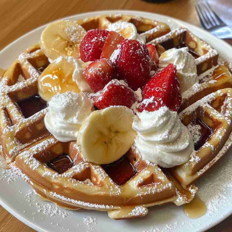 30-Minute Belgian Waffle Recipe