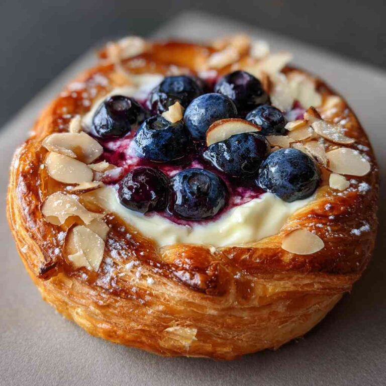 Classic Blueberry Cream Cheese Danish Recipe
