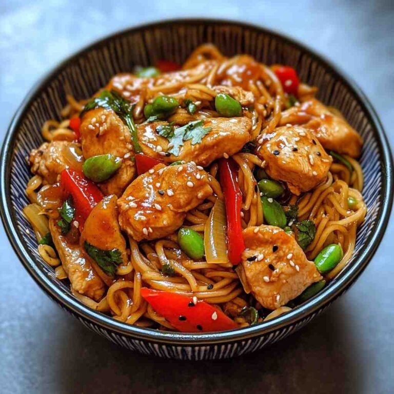 Chicken Stir Fry With Noodles