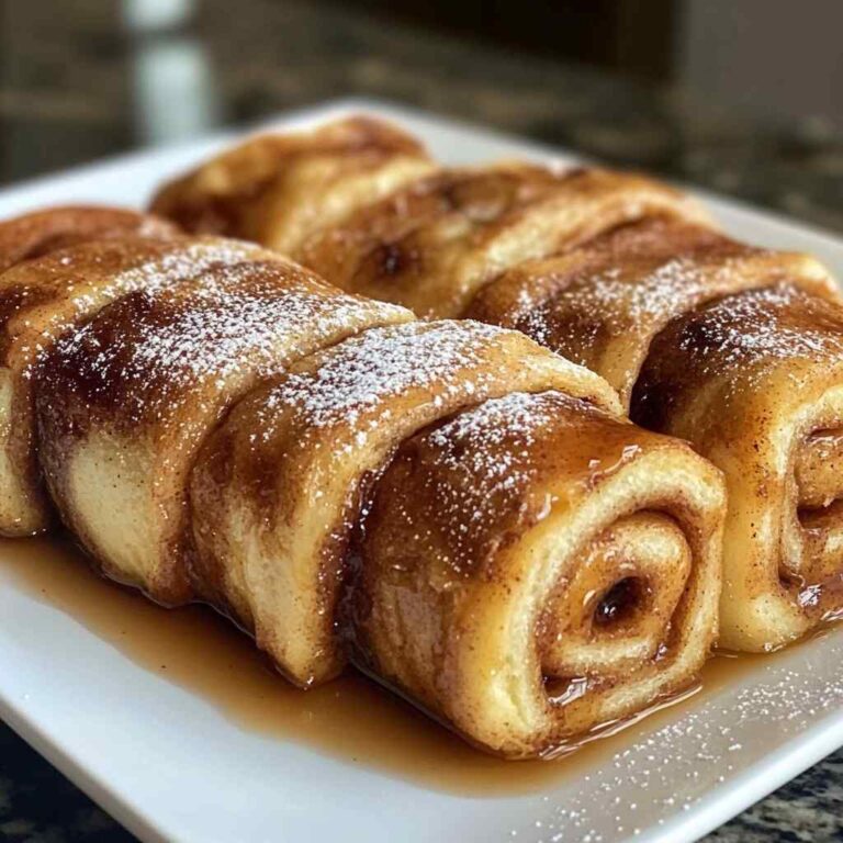 Easy Cinnamon Roll French Toast Roll Ups