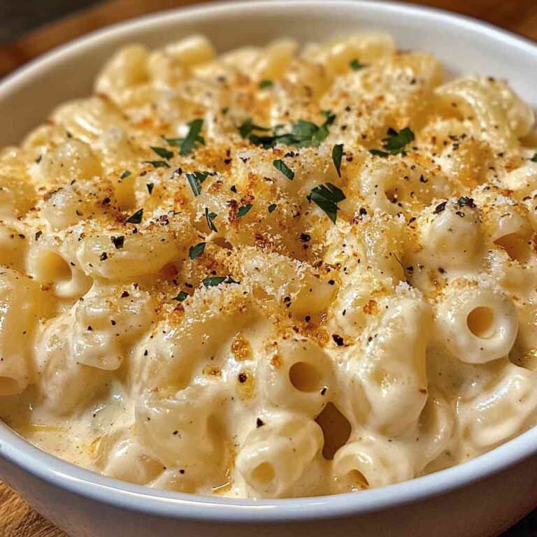 Simple and Creamy White Cheddar Mac and Cheese Recipe
