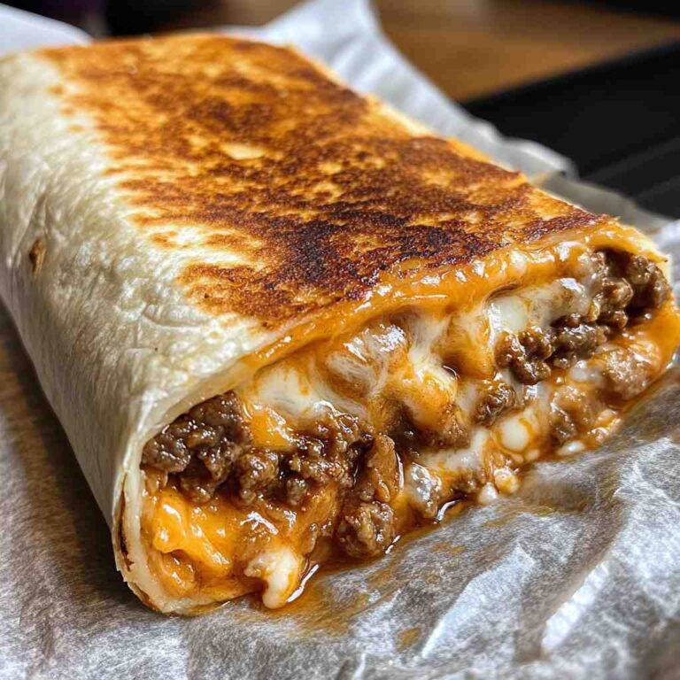 Flavorful and The Best Grilled Cheese Burrito