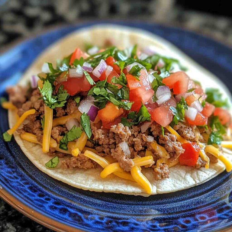 Delicious Homemade Navajo Taco