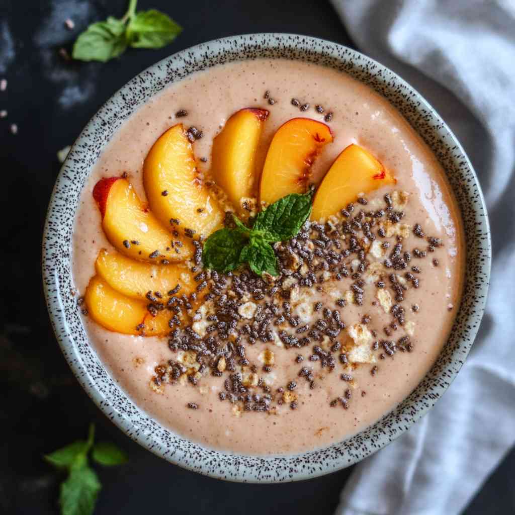 Authentic, Crowd-Pleasing Peaches and Cream Smoothie Recipe