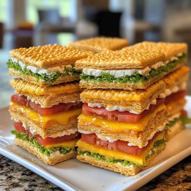 Authentic Ritz Cracker Party Sandwiches