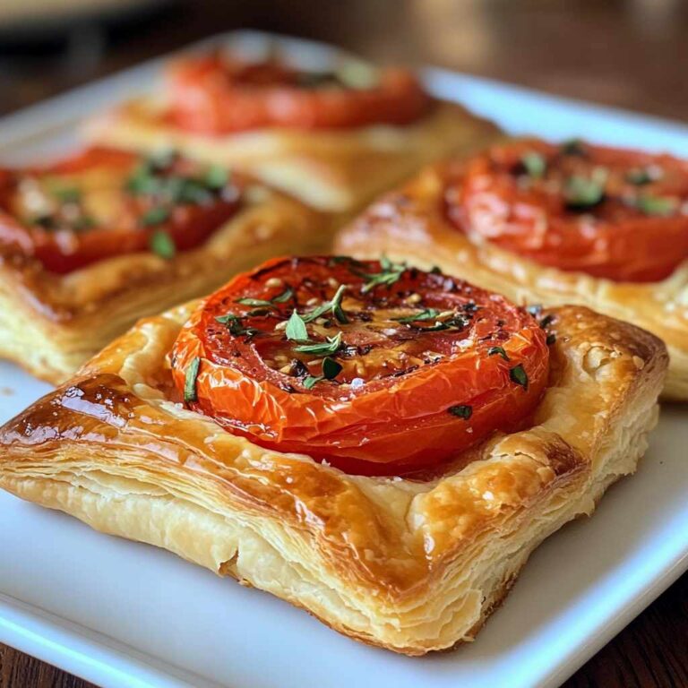 30-Minute Tomato Tart Puff Pastry Recipe