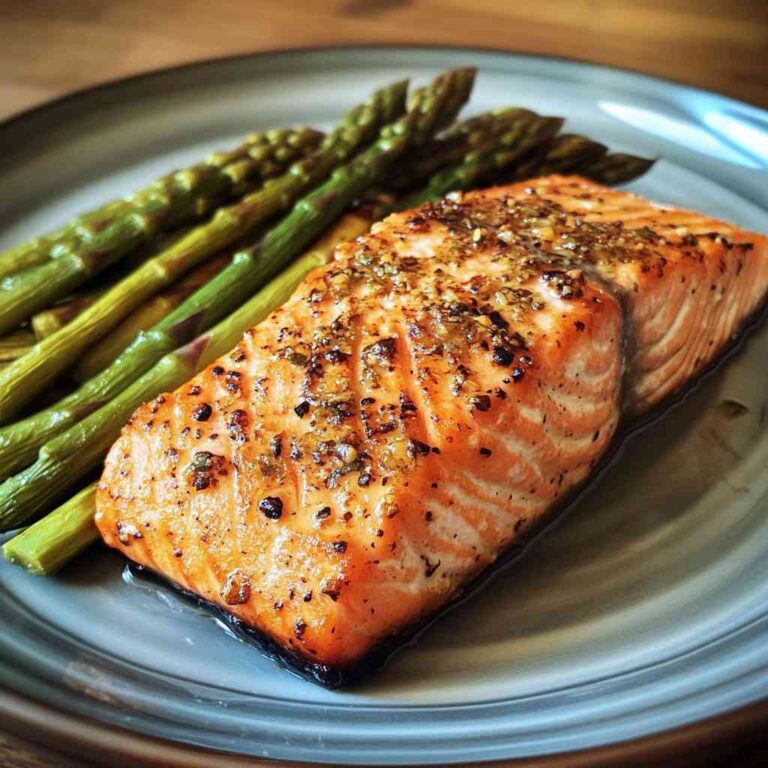 Baked Salmon and Asparagus