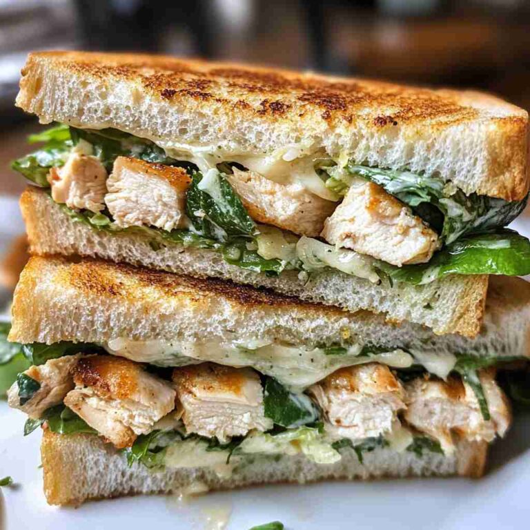 Chicken Caesar Salad Sandwiches